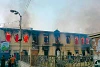 In Brand: die Schule der Franziskanerinnen (csi)