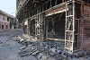 Zerstörte Geschäftshäuser in der einst blühenden christlichen Stadt Karakosch (csi)